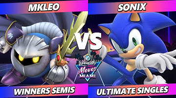 LMM Miami 2024 TOP 8 - Sonix (Sonic) Vs. MkLeo (Meta Knight, Joker) Smash Ultimate - SSBU