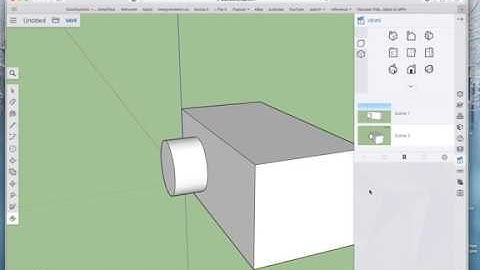 Animation scenes in SketchUp for Schools