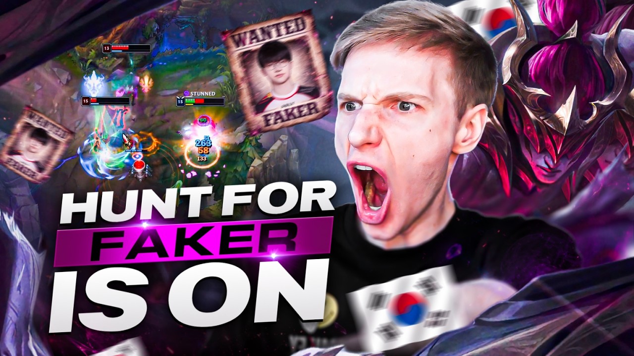 THE HUNT FOR FAKER IS ON - Jankos First Day in Korea