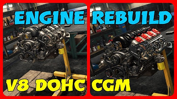 Engine rebuild V8 DOHC CGM (Car mechanic simulator)