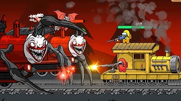 Choo Survival Impostor Shoot: Gameplay Walkthrough Part 1 (iOS,Android) - Spider Train Choo Choo