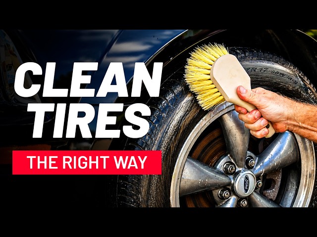 How to Deep Clean Tires, Restore Fading & Apply Protection - YouTube