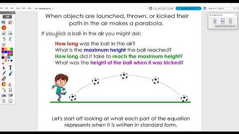 L16 - Real World Quadratic Graph Key Features Video