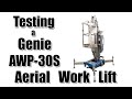 Testing a Genie AWP 30S Aerial Work Platform | RecycledGoods.com Products