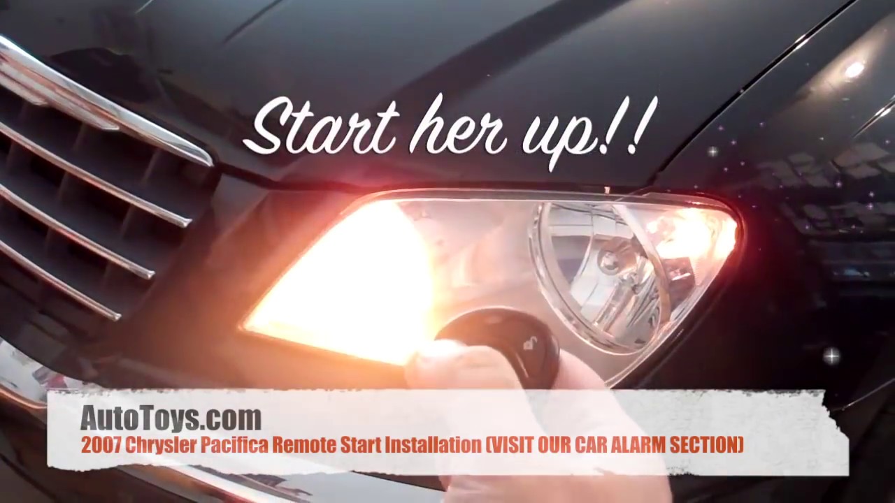 Chrysler Pacifica Remote Start Installation With Immobilizer Byp Chrysler Pacifica Remote Start Installation With Immobilizer Byp By Autotoys