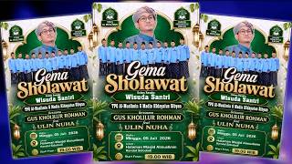 🔴LIVE GEMA SHOLAWAT DALAM RANGKA WISUDA SANTRI BERSAMA GUS KHOLIL FEAT ULIN NUHA