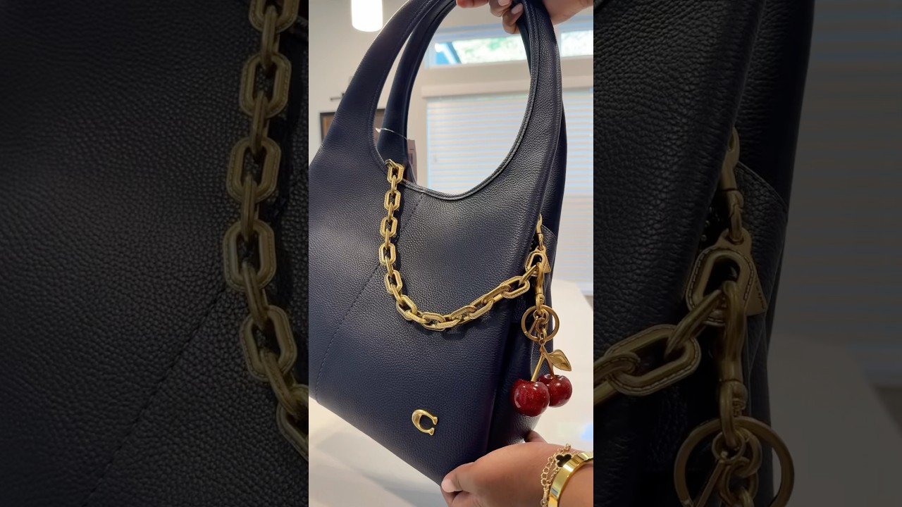 Coach Lana Shoulder Bag Unboxing! 🙂‍↕️❤️🍒 Subscribe to my channel for a full review! 