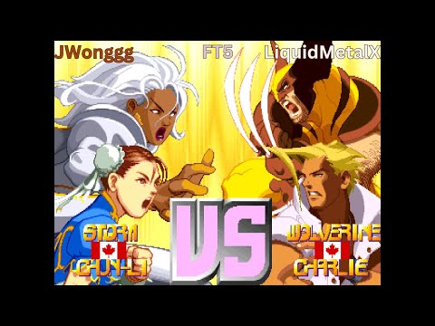 X-Men vs. Street Fighter: Justin Wong vs LiquidMetalX FT5 #FGC #MVC1 #justinwong