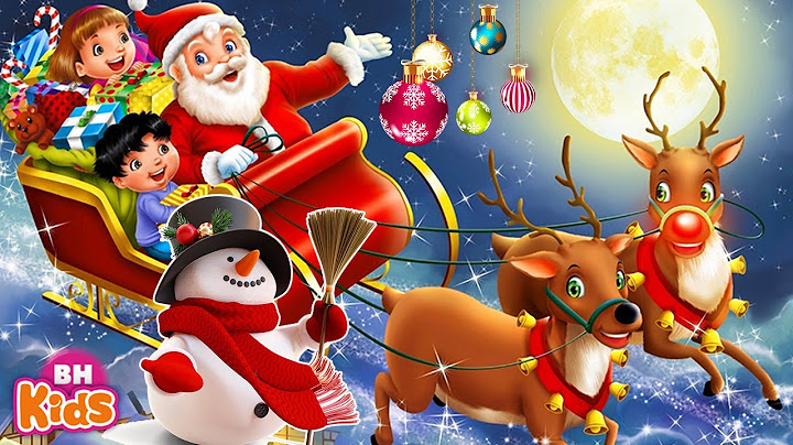 Nhạc Giáng Sinh Ông Già Noel Cưỡi Tuần Lộc Đi Phát Quà - Chiếc Xe Nai, Bé Vui Noel