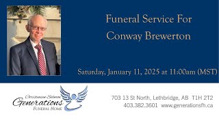 Funeral Service for Conway Brewerton