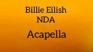 Billie Eilish - NDA (Acapella) Resimi