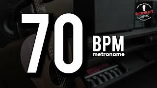 70 BPM | Metronome | &quot;Click&quot; Beat Style | 15 minute Practice Track