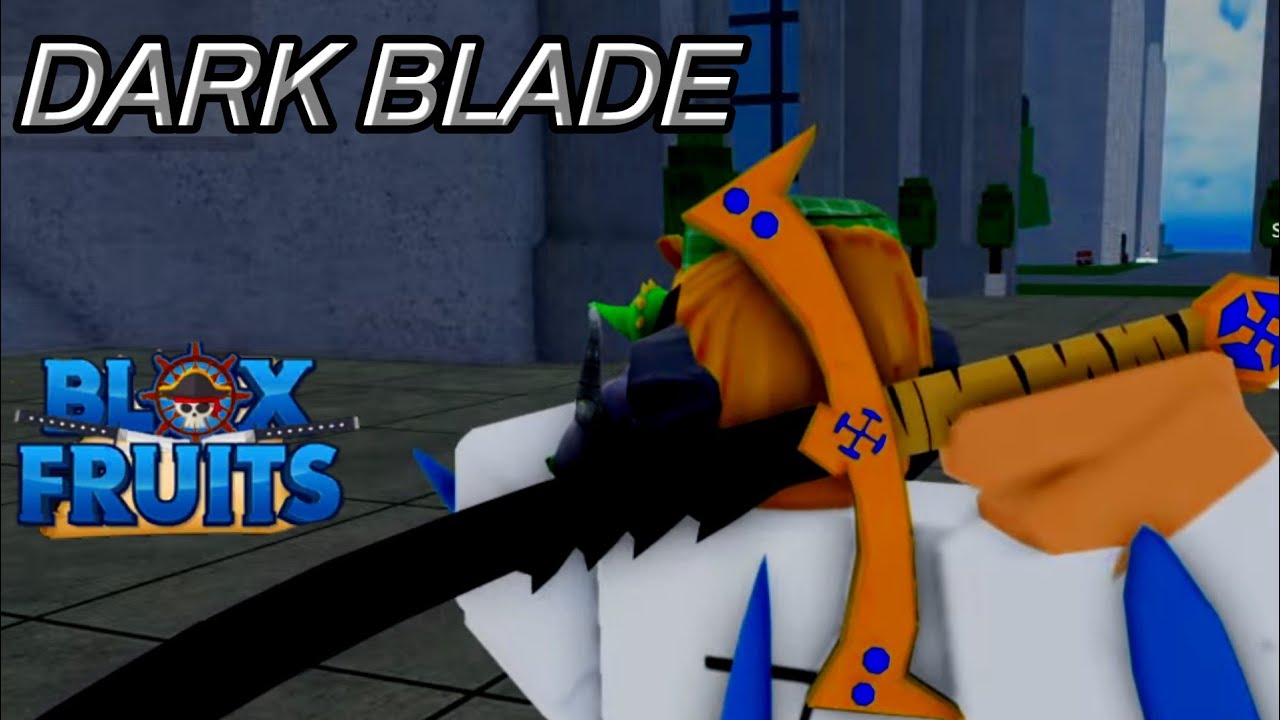 Como ganhei a espada mais cara DARK BLADE no Blox Fruits Roblox 