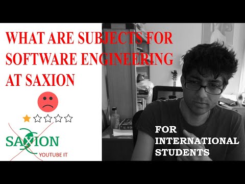 Complete USELESS syllabus of software engineering bachelor degree at saxion year 1 to 4
