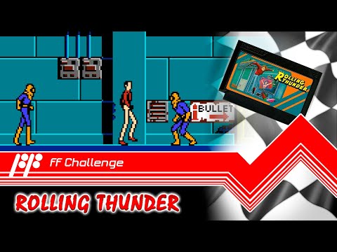 Видео: Rolling Thunder - FF Challenge. Прохождение всех игр Famicom.