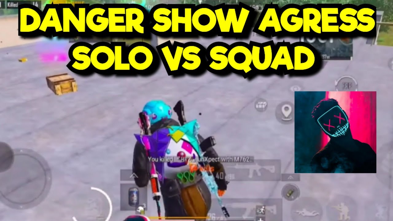 HYDRA DANGER DESTROY SQUAD IN SOLO VS SQUAD BGMI