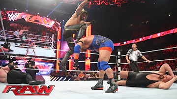 Ryback, Randy Orton & Roman Reigns vs Big Show, Kane & Seth Rollins: Raw, March 30, 2015