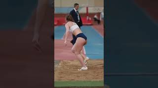 Darya Isupova long jump #trackandfield #longjump