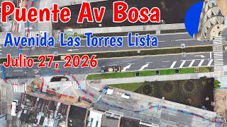 Bosa Avenue Bridge progress is slow, but Las Torres Avenue is taking shape