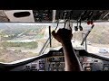 Cockpit View Landing – Winair – DeHavilland Canada DHC-6-300 Twin Otter – SBH – PJ-WIP – SCS Ep. 177