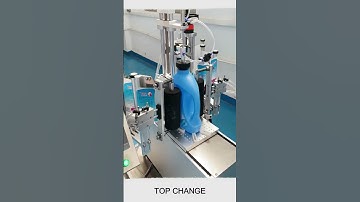 Laundry liquid double sided labeling #Labelingmachine #Laundryliquid #Automationequipment