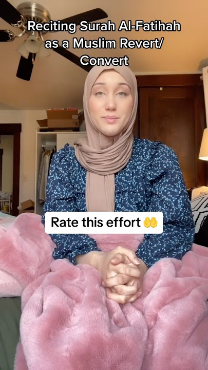 Reciting Surah Al-Fatihah as a new Muslim | Masha’Allah | #AlQuran