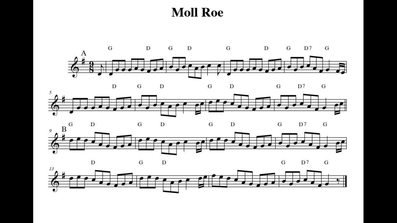 Moll Roe (Slip Jig) on C/D Accordion for Rochester CCE Learners