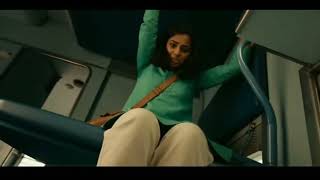 Unaware Girl In Train Steps Down - 11 Candid