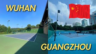 where to play tennis in Wuhan / Guangzhou