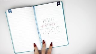 February 2018 Bullet Journal Overview & Updates