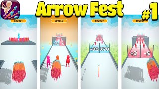 Arrow Fest Game - Max Level 1 - 9999 Complete gameplay Review - IOS/Andriod screenshot 1