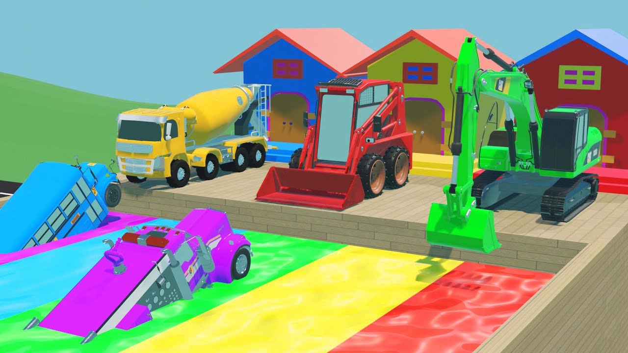 The Ultimate Construction Race : Which Machine Will Finish First? 🏁 | Funny Super Construct Cartoon