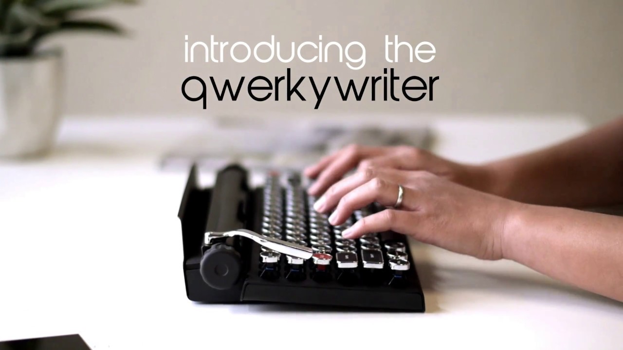 【最終のお値下げいたします！】Qwerkywriter Amazon.co.jp: Qwerkywriter レトロタイプライター Bluetooth
