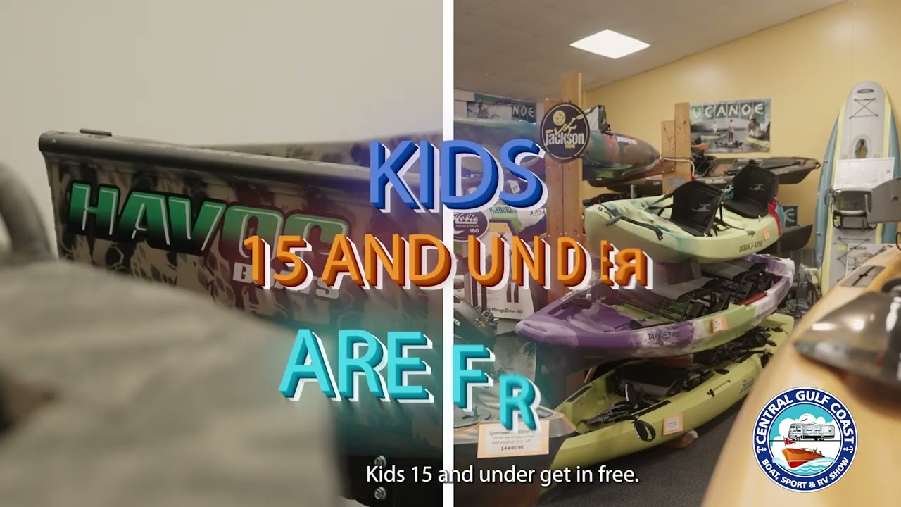 Official Commercial for the 2023 Central Gulf Coast Boat, Sport & RV Show