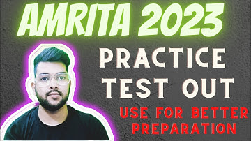 Amrita Admission 2023 | Practice test released now ✅ | Use it to get best results #aeee #amrita #Jee
