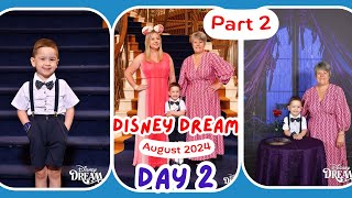 Disney Dream Cruise Day 2 | Part 2 | 2024 | Formal Night | Royal Palace Restaurant | Pixiedusting