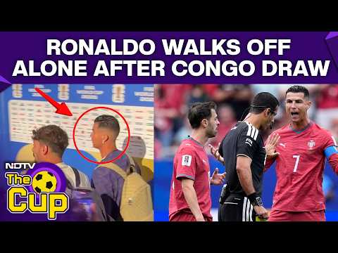 FIFA World Cup 2026 | Frustrated Ronaldo Leaves Stadium Alone After Portugal vs Congo Draw