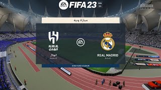 فيفا 23 | مباراه الهلال ضد ريال مدريد | نهائي كأس الاندية - تعليق عربي FIFA 23