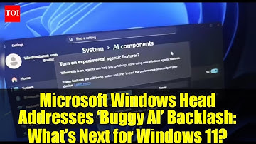 Microsoft Windows Head Addresses ‘Buggy AI’ Backlash: What’s Next for Windows 11?