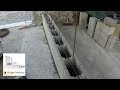Mur beton banché en bloc a bancher - ancrage sur dalle beton