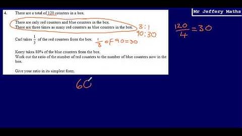 Ratio & Proportion (GCSE Maths - Edexcel Practice Tests Set 2 - 2H - Question 4)