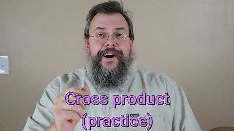 Calculus 3 -- Cross product -- More practice