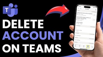 How to Delete Account on Microsoft Teams !