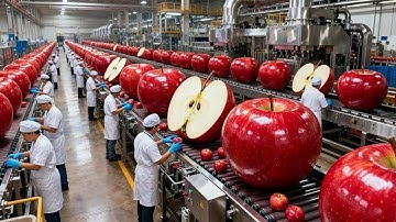 Inside a Modern Apple Juice Factory: Full Process from Fresh Apples to Premium Pure Juice