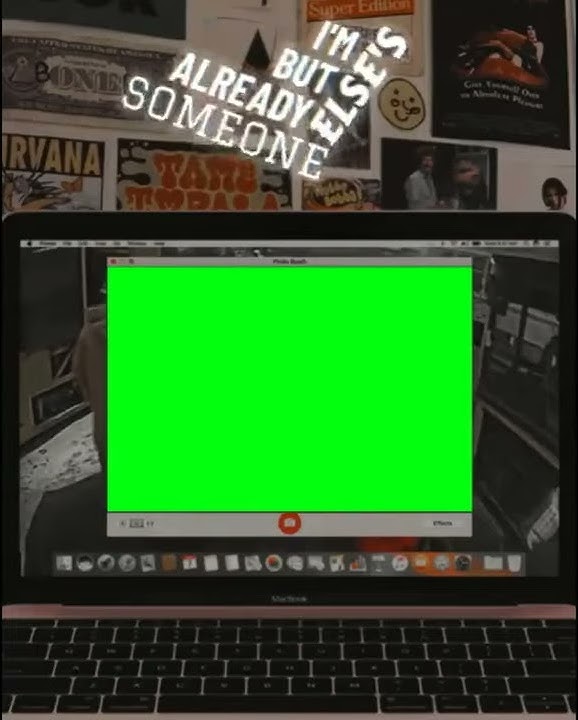 Mentahan video laptop keren | Green screen