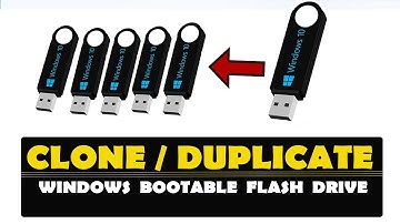 HOW TO CLONE A BOOTABLE USB FLASH DRIVE