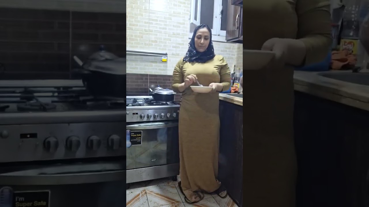 روتين ام حنين في المطبخ 