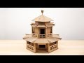 Amazing  How to make a Chinese ancient  building from Cardboard - Simple DIY