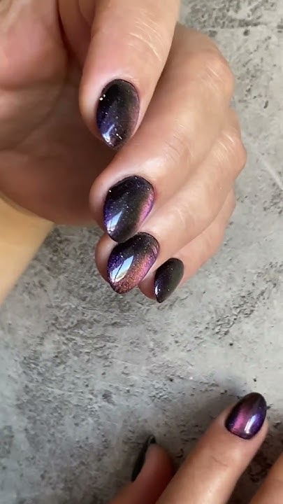Наращивание ногтей #кошачийглаз #наращиваниеногтей #кошка #nails # ...