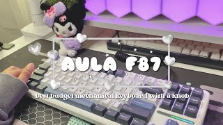 AULA F87 | this is the reason why it is the best BUDGET mechanical keyboard !